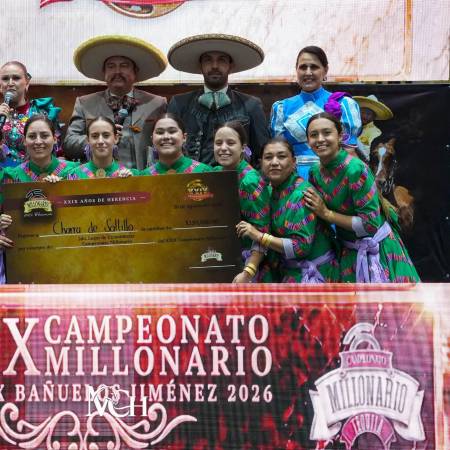 La escaramuza Charra de Saltillo obtuvo el segundo lugar en una de las competencias de charrería más prestigiadas del país.