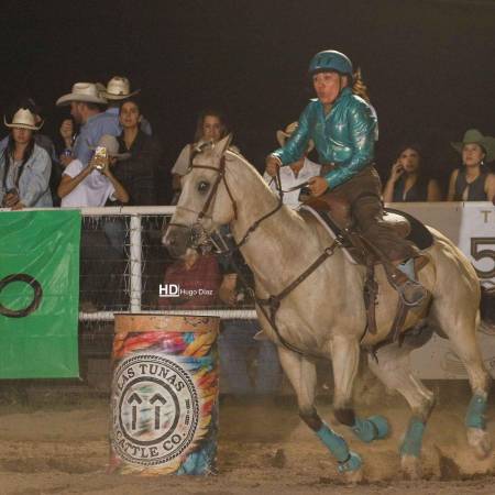 Nasyerih Yeverino será la única vaquera coahuilense presente en el Campeonato Nacional de Rodeo, en Chihuahua.