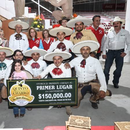 Hacienda de Guadalupe fue el campeón del Quinto Campeonato Nacional Charro.