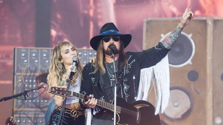 Billy Ray Cyrus y Miley Cyrus