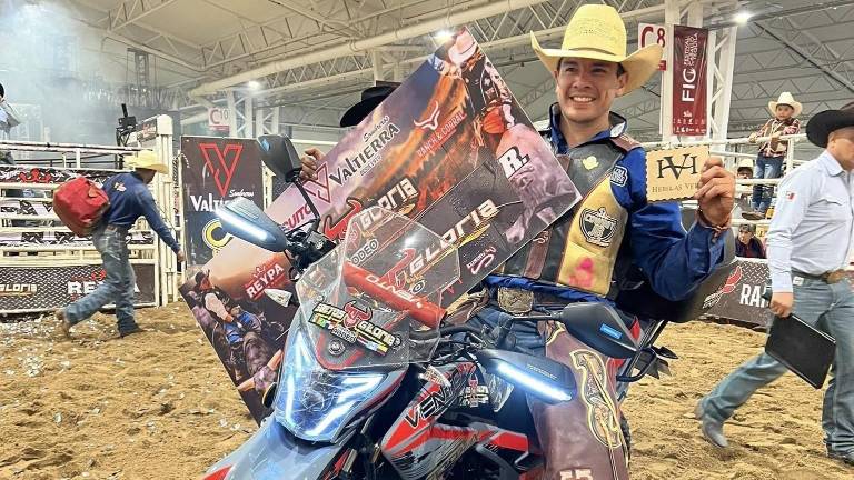 Suma Luis Porto otro triunfo con hebilla y motocicleta incluída