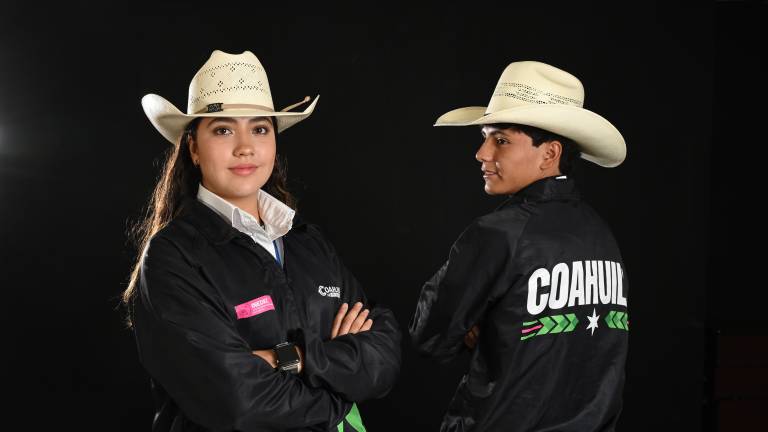 Alejandra y José encabezaron la cosecha de medallas de Coahuila en San Luis Potosí. FOTO: OMAR SAUCEDO