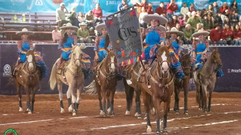 La Escaramuza Charra de Saltillo ha colocado a sus tres equipos en las primeras posiciones de la tabla en el Nacionalito.