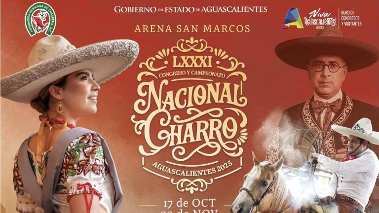 La fiesta más grande de la charrería en México inicia hoy en Aguascalientes.