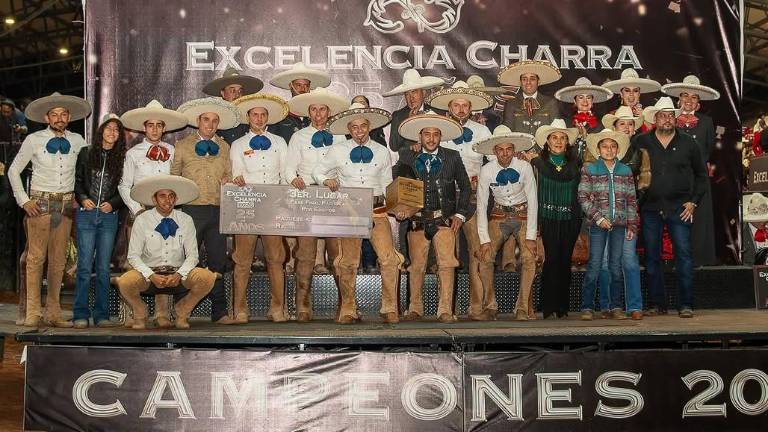 Roberto Saucedo gana tercer lugar con Grupo Violante en Excelencia Charra