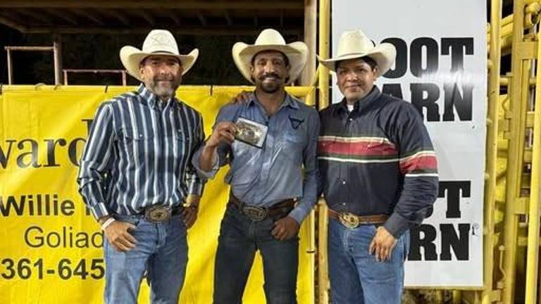 Francisco García ganó por segunda ocasión el Goliad PBR Challenger, en Texas.