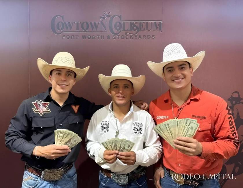 $!Alfredo Ruvalcaba, Manuel Gallardo y Saúl Zambrano lograron una destacada actuación para lograr el 1,2 y 3.