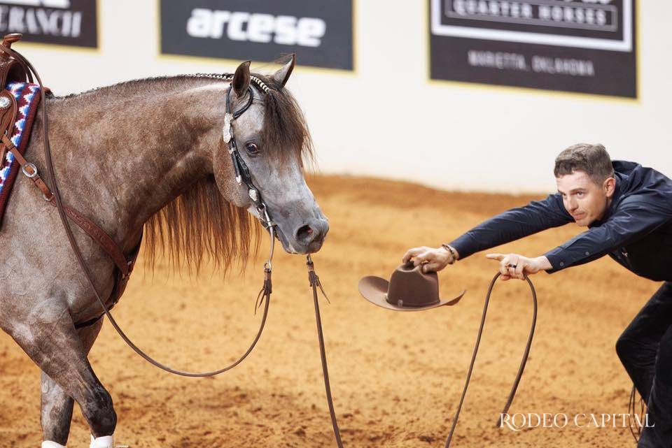 $!El jinete brasileño Gabriel Borges y TR Git R Done obtuvieron el Co-Campeón Reservado con 226.5 puntos.