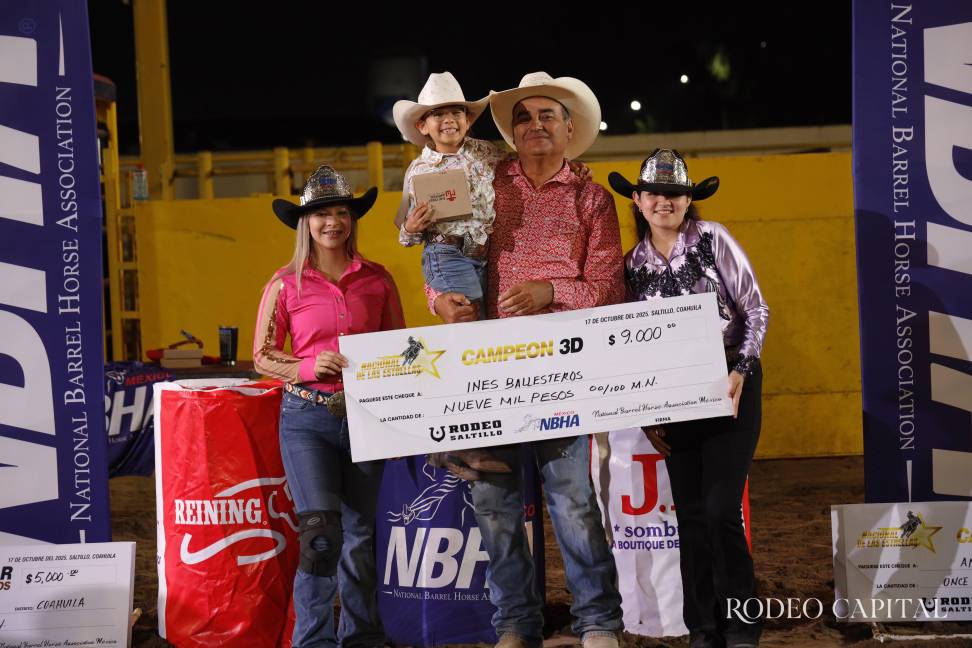 $!Luisa Herrera: La reina del Nacional de Barriles