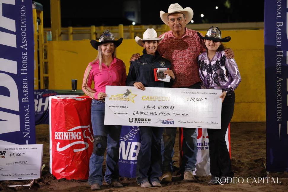 $!Luisa Herrera: La reina del Nacional de Barriles