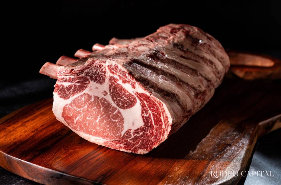 $!Para “la patrona” de la casa, nada menos que el rey de los asados: un Prime Rib majestuoso.